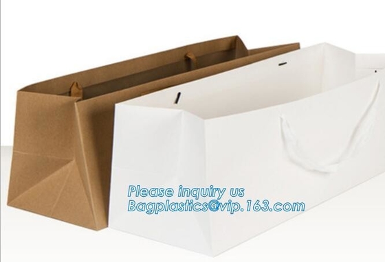 In het groot Duurzame Kleurrijke Douane Gedrukte het Document van de Cake Verpakkende Gift Zak met Bloem, Tote Carrier Gift Bags-bagease pac