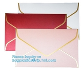 Het Document van douanelogo private label brown kraft Envelop, Naar maat gemaakte Eigen Logo Design Red Kraft Paper-Brievenenvelop Bagease