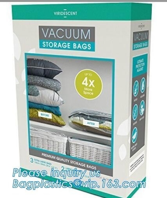 Het hangen van de Vacuümzak die van de de Kubus Vacuümopslag van de Opslagzak Vacuüm Niet-geweven de Opslagtotalisator van de Opslagzak, bagplastics reizen pac