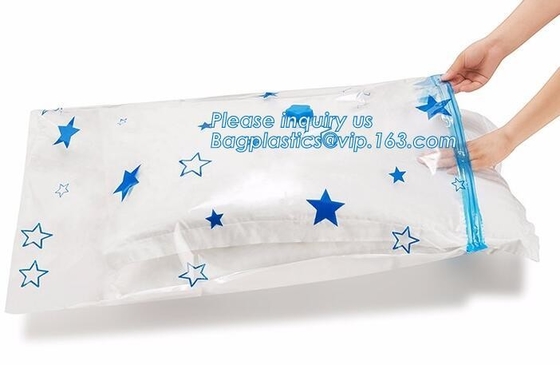 vacuüm ruimtezak met hanger, canvas vacuümzak voor beddegoed, vacuümopslagzak voor huisopslag, bagplastics, pacrite