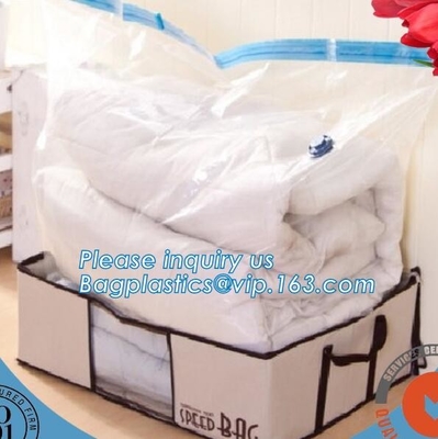 vacuümzakken met geur voor dekbedden of dekens, de opslagzak van de compressiekubus, de zak van de dekbedopslag, bagplastics, bagease