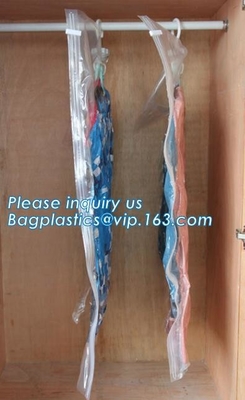De Ruimtebesparing van de compressiezak, samendrukbare de opslagzak van de vacummverbinding, vacuümreistas zonder klep, bagplastics, pac