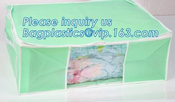vacuümzakken met geur voor dekbedden of dekens, de opslagzak van de compressiekubus, de zak van de dekbedopslag, bagplastics. bagease