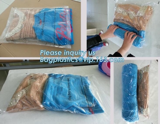 PA ruimtezak voor reis, de zak van de vacuümpakmatras, vacuüm plastic opslagzakken, de vacuümzakken van de dekbedverpakking, vlak v