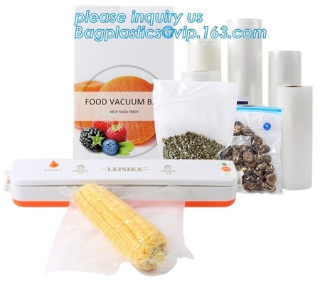 Grote 11“ x 50 van de het Voedselspaarder van de ' Commerciële Rang de Vacuümverzegelaar Zakken van het de Opslagbroodje, Vacuümzak verpakkende snack/plastic voedselgra