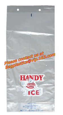Duidelijke Zakken, Ijszakken, Wijndrager, Ijszakken, Ijsblokjezakken, Ijs Verpakking, 4 Mil Poly Bag