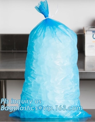 de beschikbare plastic LDPE zak van de ijsblokjediepvriezer met wicket, de Leveranciers van de Ijsblokje Plastic Zak, wicket LDPE ijszak, LDPE trekt