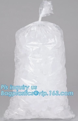 de beschikbare plastic LDPE zak van de ijsblokjediepvriezer met wicket, de Leveranciers van de Ijsblokje Plastic Zak, wicket LDPE ijszak, LDPE trekt