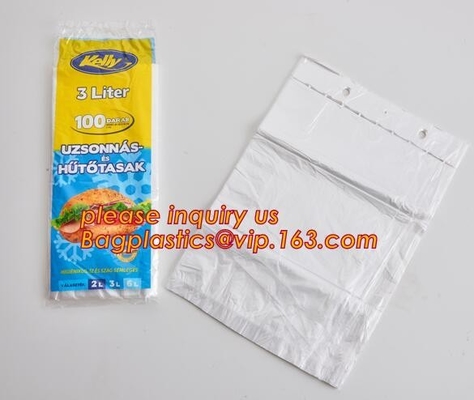 de biologisch afbreekbare krantenzak, deurknopzakken, Polywicket-Zakplastiek drukte Broodzak, Duidelijke Verpakkings van brood Polyldpe Wic
