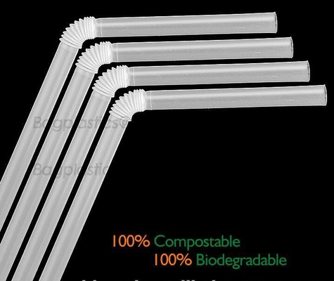 compost plastic het drinken stro voor drankbevordering, sapdrank sraw, voedselrang biologisch afbreekbaar plastic het drinken stro