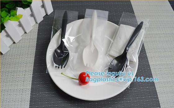 Beschikbaar Biologisch afbreekbaar het Messenlepel/Bestek van de Maïszetmeelvork voor Voedsel, het composteerbare beschikbare plastic mes van CPLA met