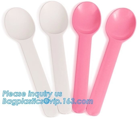 Lepel van de het Maïszetmeel de Bio Plastic Beschikbare Lijst van 13 cm Lengte, Milieuvriendelijke Maïszetmeel Beschikbare Plastic Lepel, bageasepa