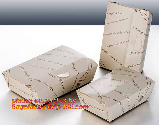 Milieuvriendelijk beschikbaar kraftpapier-document lunchvakje, document het vakje van de bentolunch, Beschikbare het Voedselopslag K van de Voedselcontainer