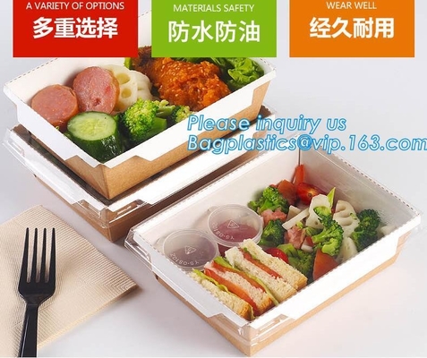 De Doos van kraftpapier Rose Luxury Packaging Paper Lunch voor Bento Malaysia Disposable 3 Compartiment die Snel Voedselhamburger Creativ vouwen