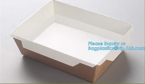 De Doos van kraftpapier Rose Luxury Packaging Paper Lunch voor Bento Malaysia Disposable 3 Compartiment die Snel Voedselhamburger Creativ vouwen