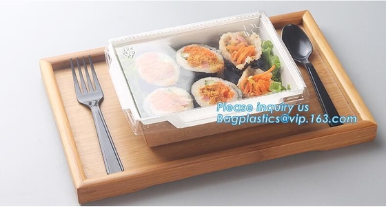 De Doos van kraftpapier Rose Luxury Packaging Paper Lunch voor Bento Malaysia Disposable 3 Compartiment die Snel Voedselhamburger Creativ vouwen