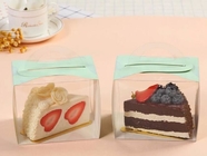 Cakevakje het Voedseldocument van de Cake Verpakkend Container Giftvakje met het vakje van het Handvatkarton, Goedkoop Aangepast Document Karton Birthda