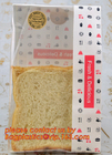 Van het de muffinbrood van koekjeskoekjes van het de snacksachet doen de verpakkende zak, Kraftpapier en bakkerijdocument het bruine brood, promotiedouane coate in zakken