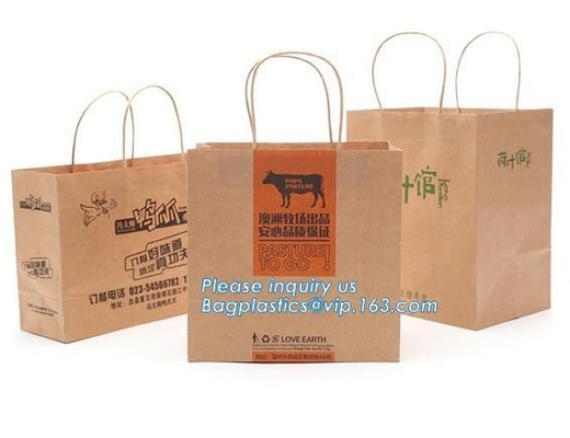 De Chinese Hete Leverancier verkoopt Bruine Kraftpapier-Lunch Verpakkings van brood Aangepaste Document Zak voor Bevordering, het Nieuwe Document van Ontwerpkraftpapier Br