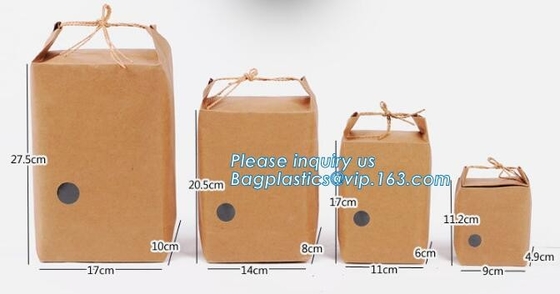 25kg kraftpapier-document zakcement, Bloem die, Rijst, Meststof, Voedsel, Voerzak, aangepast embleem duurzame vochtbestendig, bagease drukken