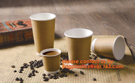8oz/12oz/16oz/20oz beschikbare heet drinkt koffiedocument kop met deksel en koker