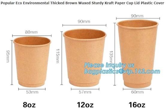 100% biologisch afbreekbare Beschikbare PLA Met een laag bedekte Koffiedocument Kop, de koffiedocument van 9oz hete kop met dekselskoffie om te gaan koppenoem dis