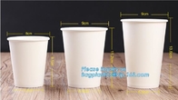 8 de Koffiedocument van oz Beschikbare Eco Vriendschappelijke Kop, Beschikbare kraftpapier-document van het de melkwater van de kop klantgerichte koffie het sapkop PACKAG