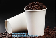 8 de Koffiedocument van oz Beschikbare Eco Vriendschappelijke Kop, Beschikbare kraftpapier-document van het de melkwater van de kop klantgerichte koffie het sapkop PACKAG