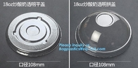 Een reeks van douaneembleem drukte dubbele PE met een laag bedekte roomijsdocument kop met deksel van Wuhan-bagease van fabrikantenbagplastics
