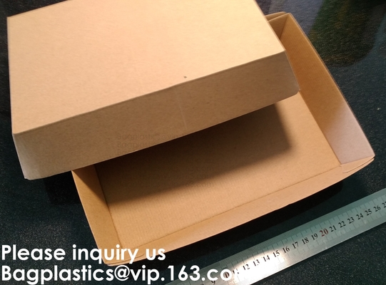 Beschikbaar het Document van F Fluit Golfkraftpapier van de de Gebraden gerechtendriehoek van Voedseltray for hot dog burger Verpakkend de Pizzavakje, Bagease, Bagp