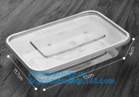 Vormt maaltijd Prep Containers 3 het Bewijs1oz saus van het Compartimentenlek Microgolfbpa Vrij Plastic Voedsel Bento Plastic Lunch Boxes tot een kom