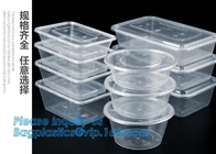 Vormt maaltijd Prep Containers 3 het Bewijs1oz saus van het Compartimentenlek Microgolfbpa Vrij Plastic Voedsel Bento Plastic Lunch Boxes tot een kom
