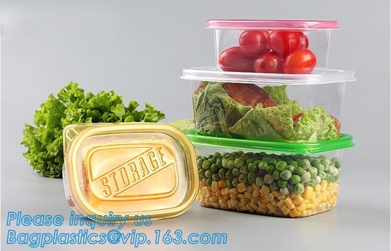 de vacuüm plastic container met deksel voor doos van de levensonderhoud de verse opslag, zuigt de Verse Container van het Doosvoedsel/Opslagdoos voor Voedselpak