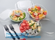32oz de beschikbare Duidelijke Kom van de HUISDIEREN Plastic Salade met Kom van de Dekselpla de Biologisch afbreekbare Salade, 24oz-Boog van de Huisdieren de Beschikbare Plastic Salade