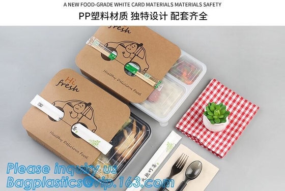 650ml het hete verkopende beschikbare plastic de snackvoedsel van pp boxfood sorteert het beschikbare plastic dienblad van de de dooscontainer van voedselsushi packag