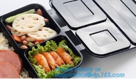 De beschikbare Plastic van de de doosdruk van de voedsellevering Sushi Tray For Food Packaging, HEUPEN Materieel Beschikbaar Zwart Plastic Voedsel