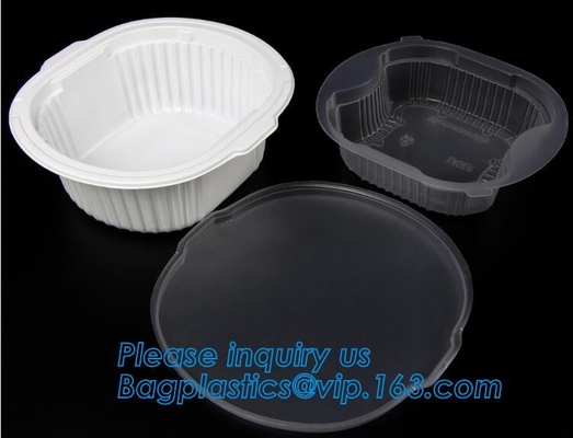 De gezonde Plastic Doos van de Voedselopslag van Diepvriezer aan Microgolf, lunchdoos 2 bagease van de het voedselcontainer van de compartimenten hete microgolf