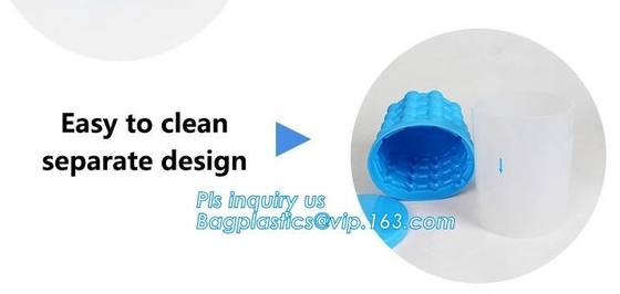 van het de emmersilicone van het douaneijs van de het ijsblokjemaker het het geniesilicone, barware fabriek verkoopt opblaasbaar de champagnesilicone i van het wijnbier
