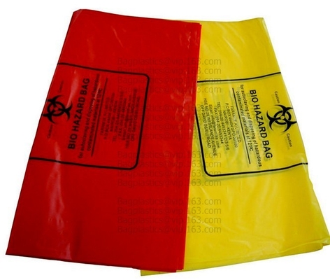 De Zakken van het Biohazardafval, Biohazard-Huisvuil, de Zak van de Afvalverwijdering, Blauwe zakken, zakken