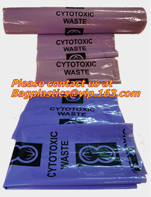 Klinische levering, biohazard, Specimenzakken, autoclavable zakken, zakken, Cytotoxic Afvalzakken
