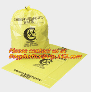 Klinische levering, biohazard, Specimenzakken, autoclavable zakken, zakken, Cytotoxic Afvalzakken