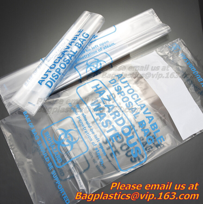Autoclavable bio, Klinisch, Specimenzakken, autoclavable zakken, zakken, Cytotoxic Afvalzakken