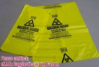De plastic Zakken, Biohazard-Zakken, Rode Biohazard-Afvalzakken, Medische Afvalzak, Besmettelijke Zakken, bevatten veilig Gevaarlijk