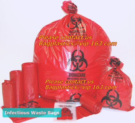besmettelijke biohazardzakken, Klinische levering, biohazard, Specimenzakken, autoclavable zakken, zakken, Cytotoxic Afvalzakken