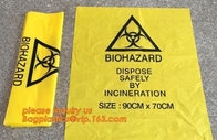 de plastic zak van het biohazard medische afval, Biohazard-Zakken, Medische Afvalzakken, Klinisch Afval doet LDPE medisch plastiek in zakken