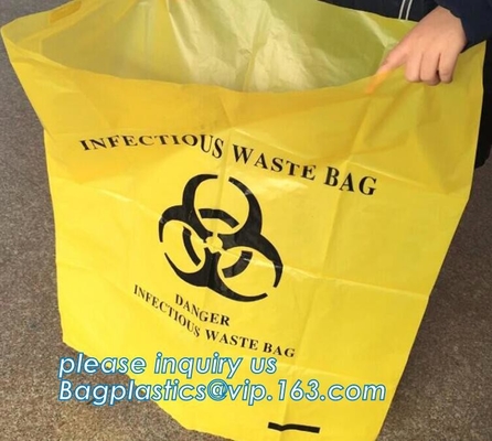 biologisch afbreekbare klinische afvalzakken, Dikke Plastic Asbestzak, PE Beschikbare Afvalzak, gezondheidszorg, gezondheidszorg, hospota