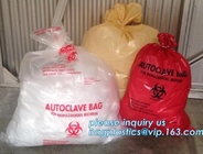 de beschikbare zakken van de autoclaafsterilisatie biohazard, Op zwaar werk berekende van de het afvalzak van veiligheids plastic biohazard besmettelijke medische wast