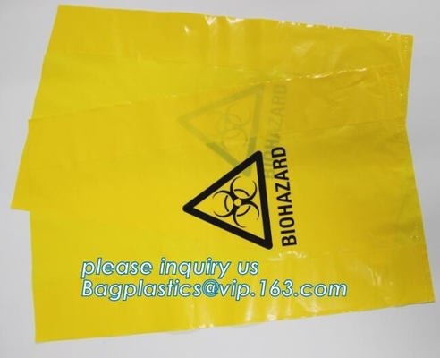 Autoclavable Biohazard-Zakken, Medische Afvalzakken, Zelfklevende Verzegelende het Afvalzakken van Bandbiohazard, bagplastics, bagease