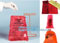 Biohazardous PE van de Afvalzak \ type Gele Medische Afvalzakken, de Plastic Medische Gedrukte Zak van Afvalbiohazard, bagplastics, zak