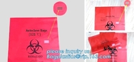 Autoclaafzak/Medische Autoclaafzak/de Zak van het Autoclaafspecimen, bloedzakken, de Plastic medische zakken van k/biohazard plastic B